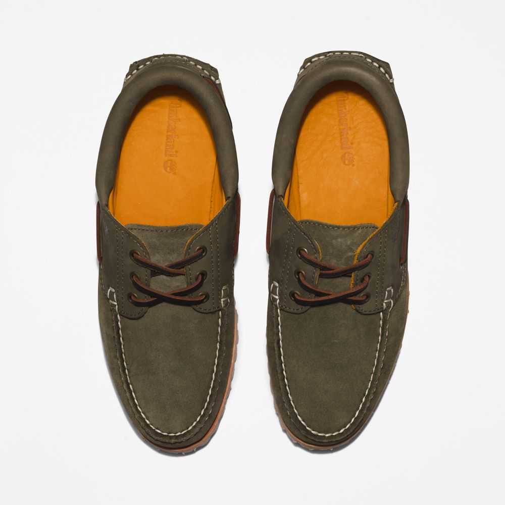 Timberland 3 Eye Lug Verdi Scuro | SN-TBL45624