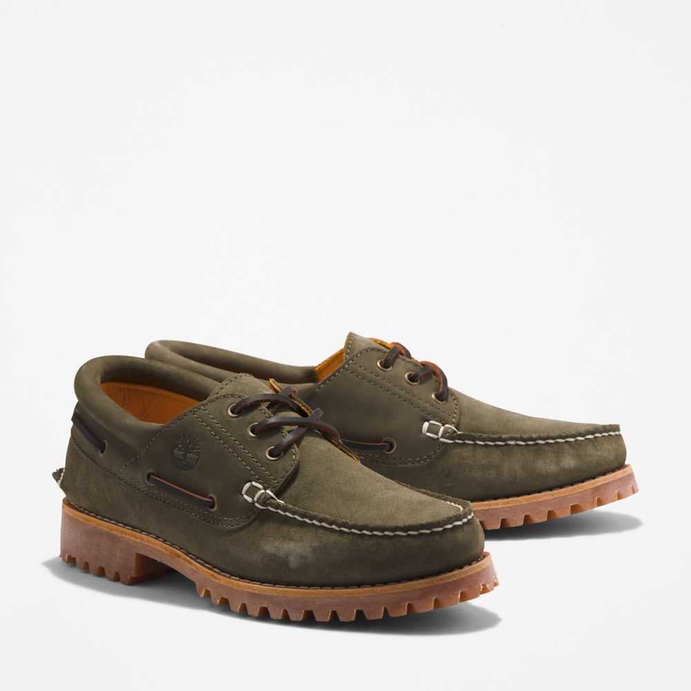 Timberland 3 Eye Lug Verdi Scuro | SN-TBL45624