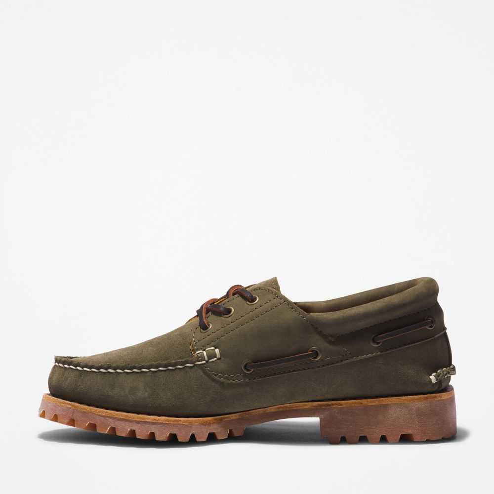 Timberland 3 Eye Lug Verdi Scuro | SN-TBL45624