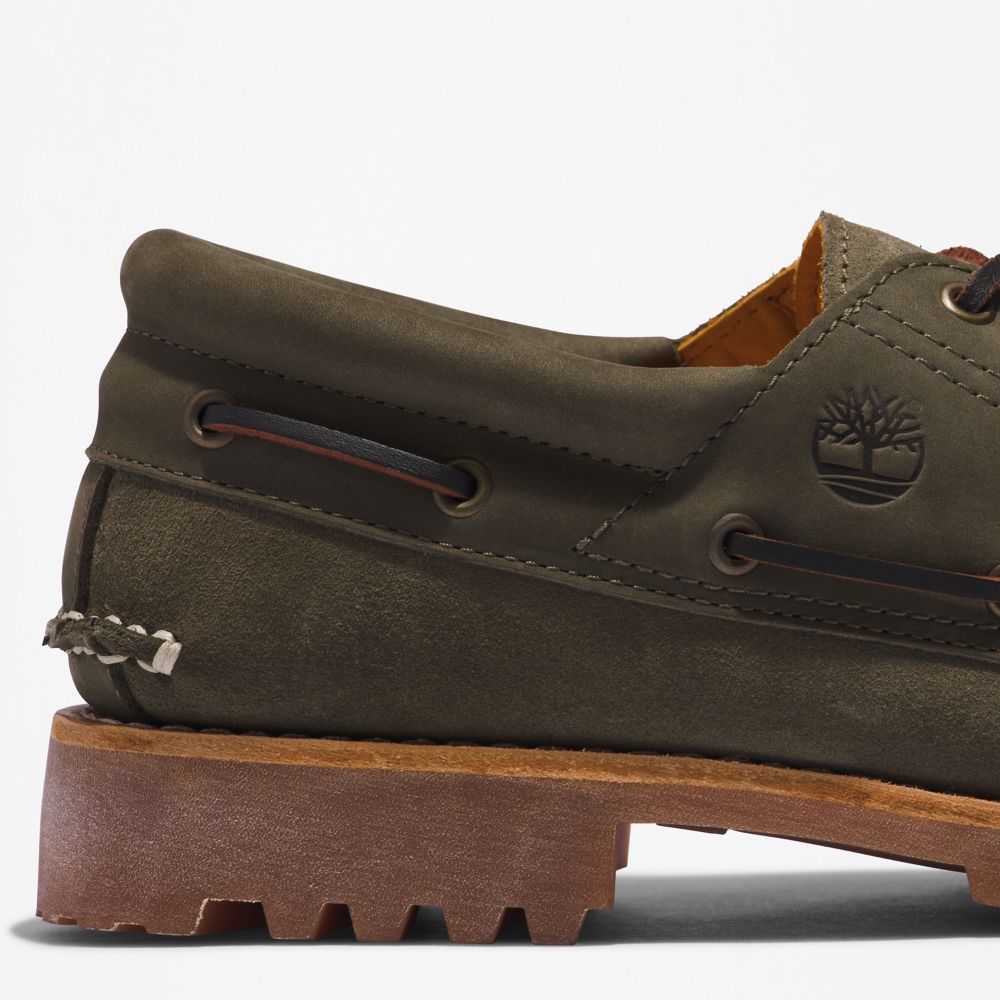 Timberland 3 Eye Lug Verdi Scuro | SN-TBL45624