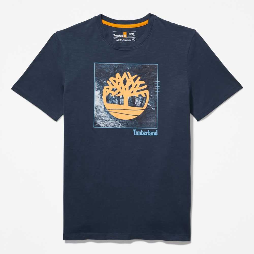 Timberland Logo Blu Scuro | SN-TBL46143