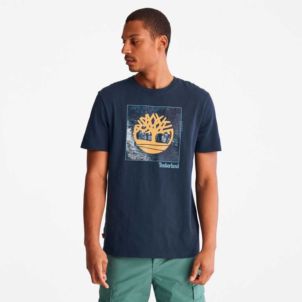 Timberland Logo Blu Scuro | SN-TBL46143