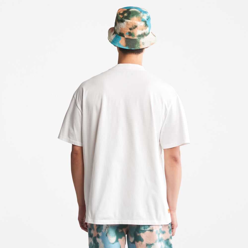Timberland Printed Pocket Bianche | SN-TBL46138