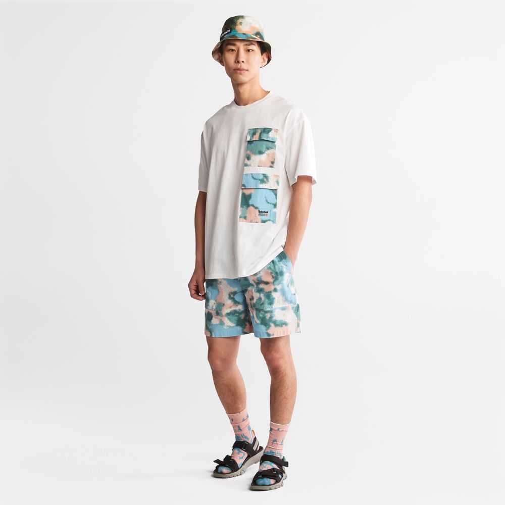 Timberland Printed Pocket Bianche | SN-TBL46138
